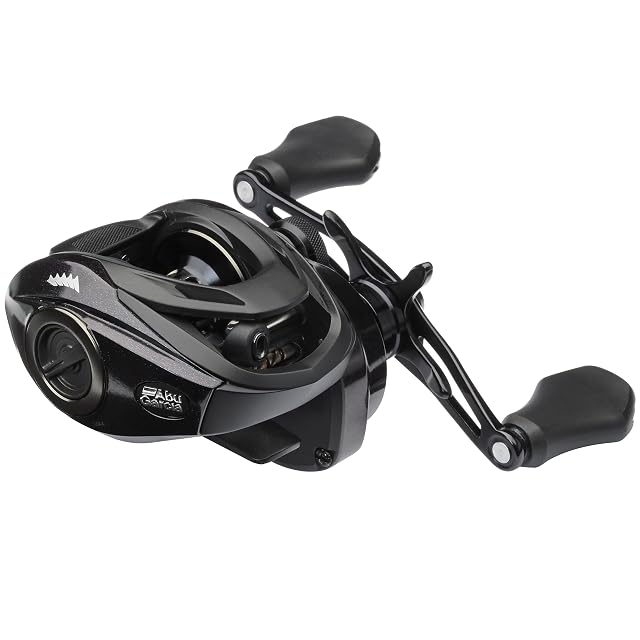 Mulinello da casting a profilo basso Abu Garcia Spike in verde e viola