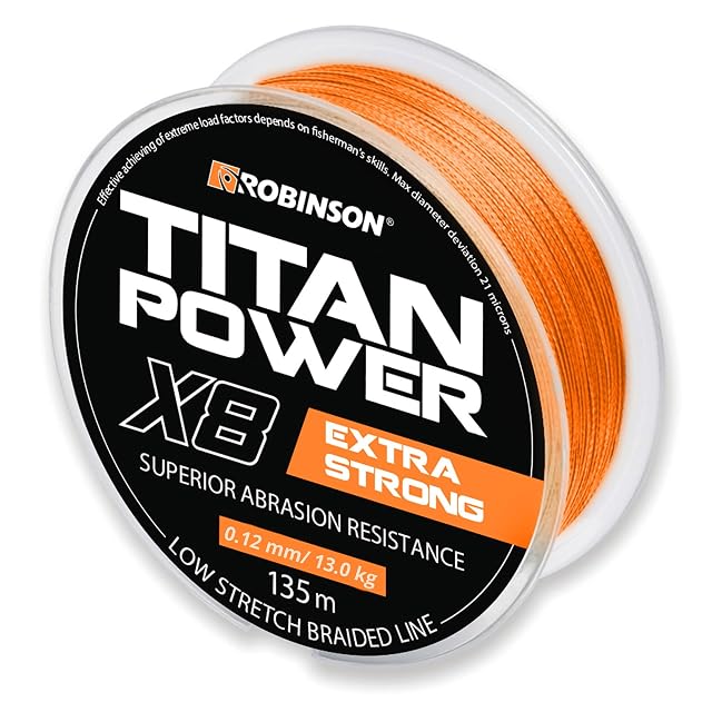 Trecciato da pesca Robinson X8 Titan Power a otto capi