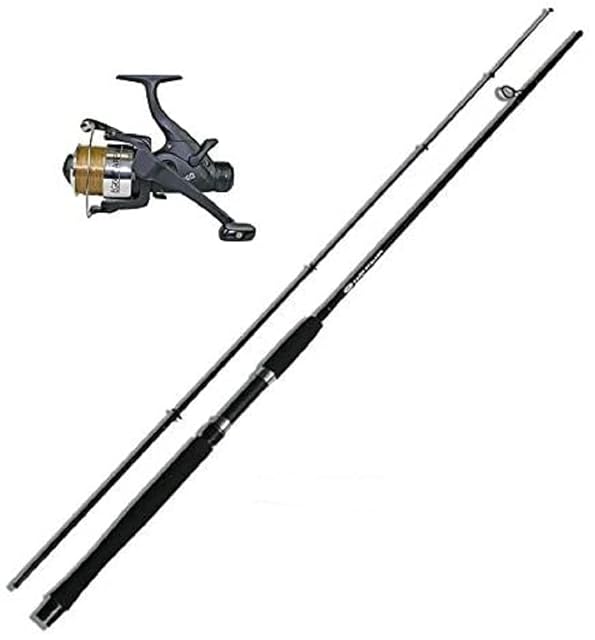 Set da carpa G8DS con una canna da 2,40 m e un mulinello baitrunner