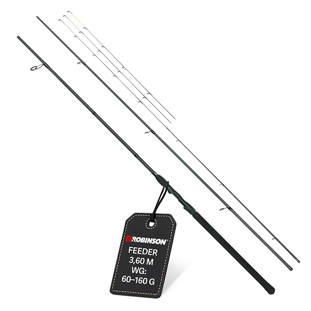 Canna feeder Robinson Stinger X-Cross con tre vette e impugnatura in EVA
