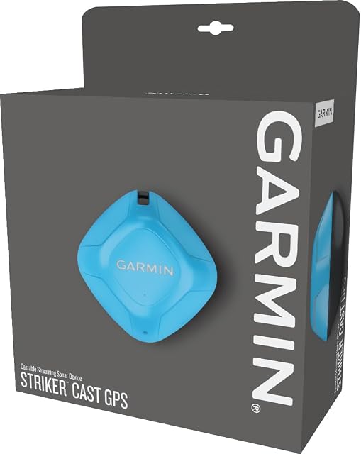 Sonar GPS lanciabile Garmin Striker Cast che galleggia sull’acqua