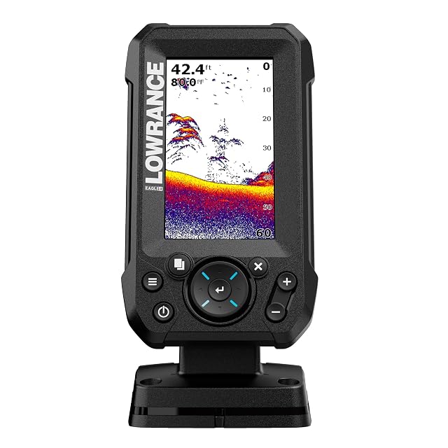 Ecoscandaglio GPS con cartografia Lowrance Eagle da 4 pollici