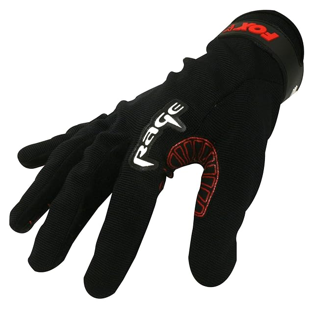 Guanto da pesca FOX Rage Power Grip nero, taglia L