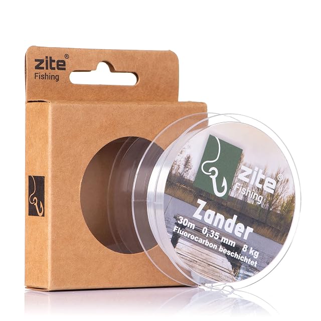 Lenza per terminali da lucioperca rivestita di fluorocarbon Zite Fishing