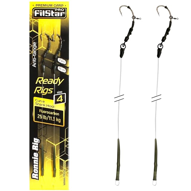 Ronnie Rig PRO Filstar con amo N4 su fluorocarbon
