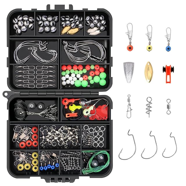 Kit di minuteria da terminale Vicloon da 191 pezzi in acciaio inox con scatola