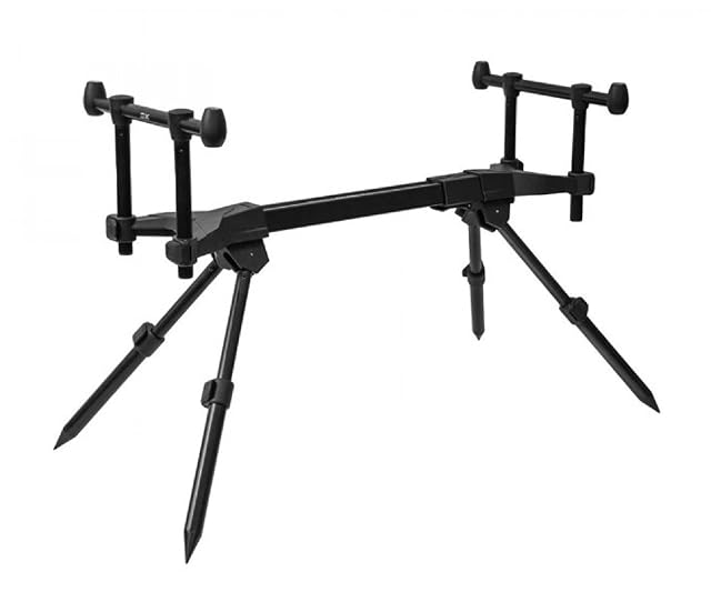 Pod a due canne Delphin Bronx 2G Stalx nero, stile britannico