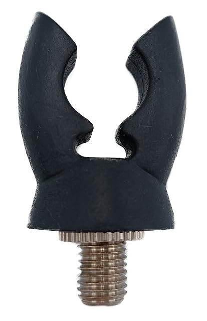 Appoggio del calcio per canna in gomma nera A&N Deluxe