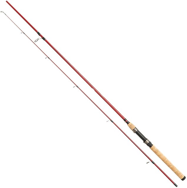Canna da spinning Berkley Cherrywood rossa con impugnatura in sughero