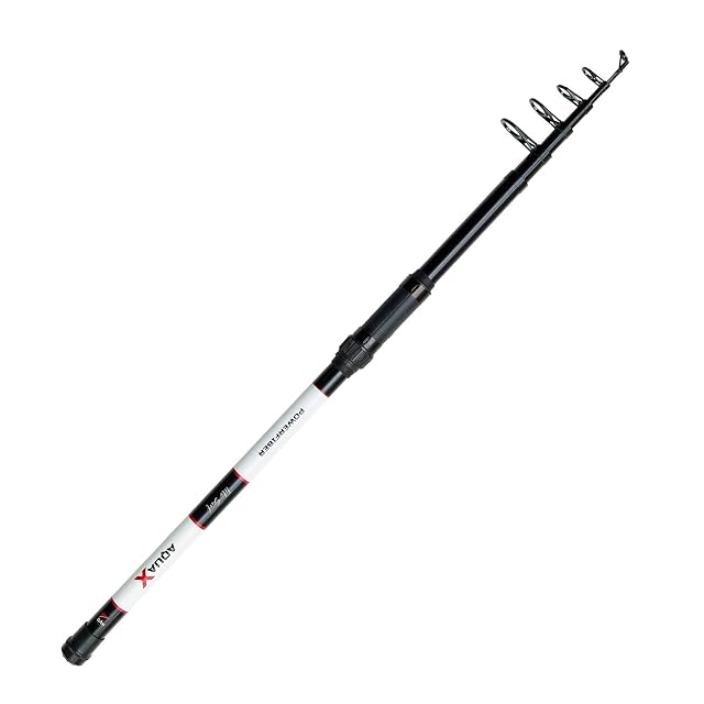 Canna telescopica DAM Aqua-X Tele Surf chiusa e aperta