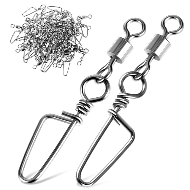 Girelle con moschettone a cuscinetto a sfere AOZUO in acciaio inox e rame