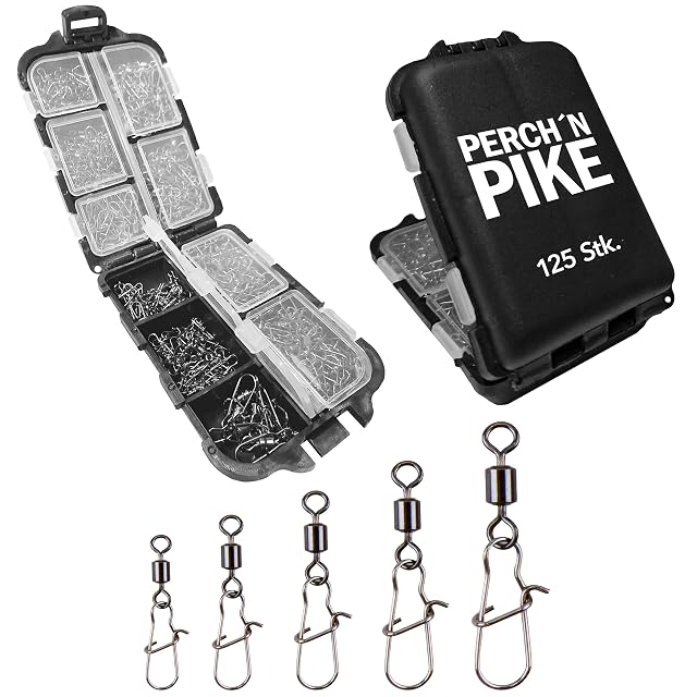 Set di 125 girelle Duo-Lock Perch’n Pike con scatola