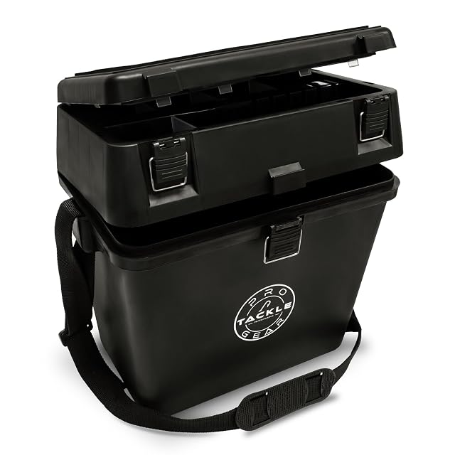 Cassetta-seduta polivalente Pro Tackle Gear con spallacci da zaino
