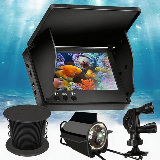 Telecamera da pesca subacquea Mocoli IPS da 5 pollici con visione notturna