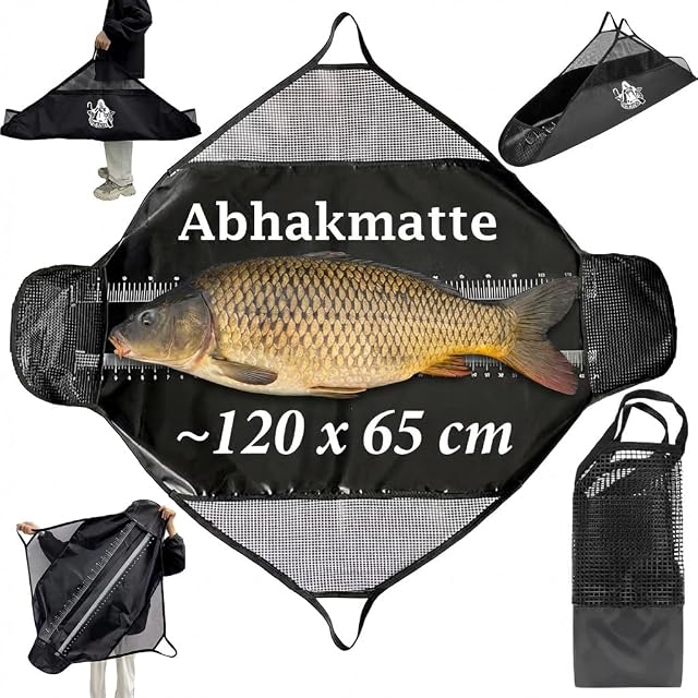 Materassino da slamatura e sacca da pesatura Njord Kalastus da 120 per 65 cm