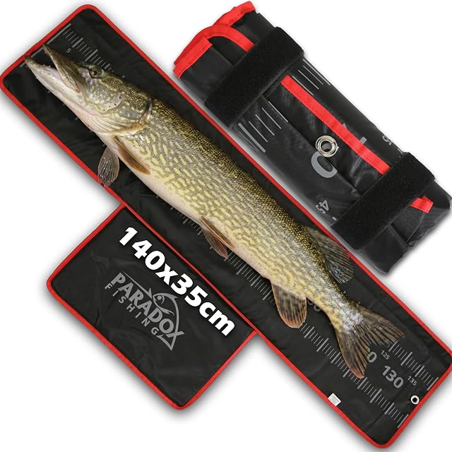 Materassino da slamatura Paradox Fishing da 140 per 35 cm con metro